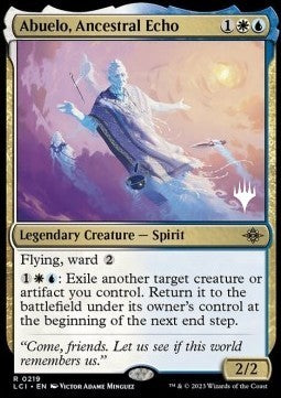 Abuelo, Ancestral Echo (V.2) - The Lost Caverns of Ixalan: Promos (Rare) [PLCI-219]