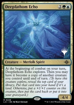 Deepfathom Echo (V.2) - The Lost Caverns of Ixalan: Promos (Rare) [PLCI-228]