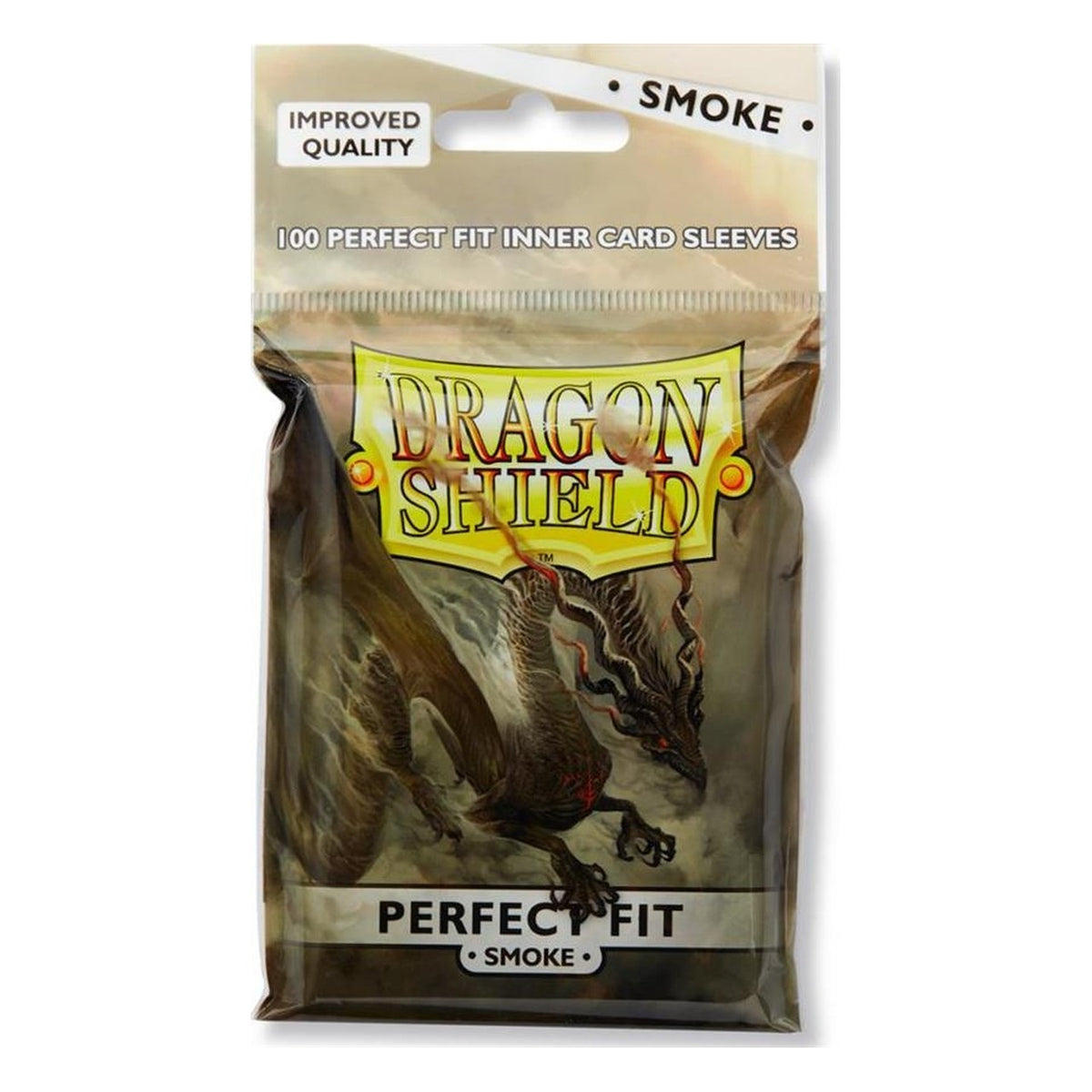 Dragon Shield Perfect Fit Smoke Fuligo, 100 Bustine Standard