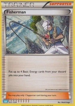 Fisherman - Pokémon Trading Card Game Classic: Blastoise & Suicune ex Deck (Fixed) [CLB-022]