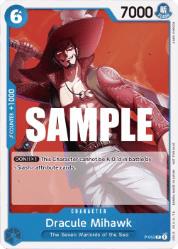 Dracule Mihawk (P-052) - Promos (Promo) [P-052]