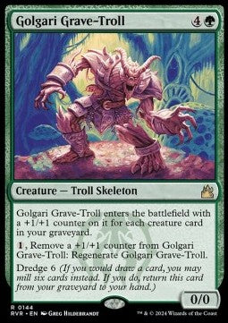 Golgari Grave-Troll - Ravnica Remastered (Rare) [RVR-144]