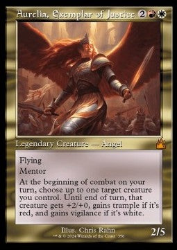 Aurelia, Exemplar of Justice (V.1) - Ravnica Remastered: Extras (Mythic) [XRVR-356]