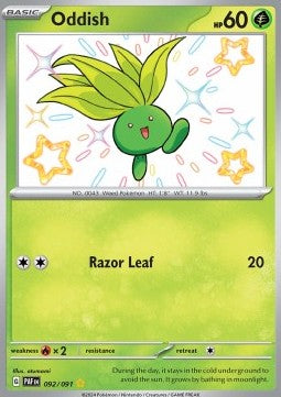 Oddish - Paldean Fates (Shiny Rare) [PAF-092]