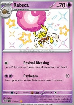 Rabsca - Paldean Fates (Shiny Rare) [PAF-163]