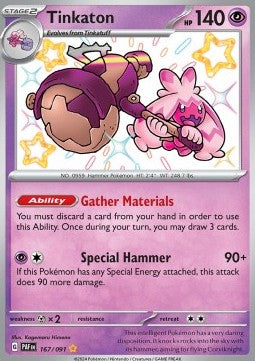 Tinkaton - Paldean Fates (Shiny Rare) [PAF-167]
