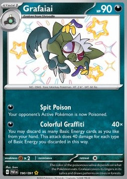 Grafaiai - Paldean Fates (Shiny Rare) [PAF-190]