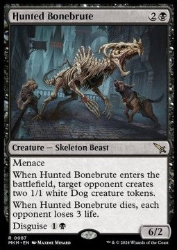 Hunted Bonebrute - Murders at Karlov Manor (Rare) [MKM-87]