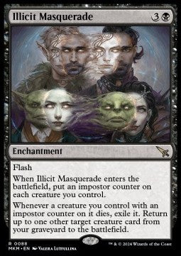 Illicit Masquerade - Murders at Karlov Manor (Rare) [MKM-88]
