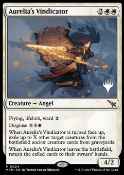 Aurelia's Vindicator (V.2) - Murders at Karlov Manor: Promos (Mythic) [PMKM-4]