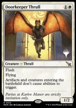 Doorkeeper Thrull (V.2) - Murders at Karlov Manor: Promos (Rare) [PMKM-13]