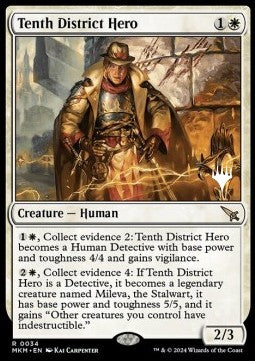 Tenth District Hero (V.2) - Murders at Karlov Manor: Promos (Rare) [PMKM-34]