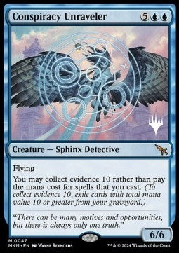 Conspiracy Unraveler (V.2) - Murders at Karlov Manor: Promos (Mythic) [PMKM-47]