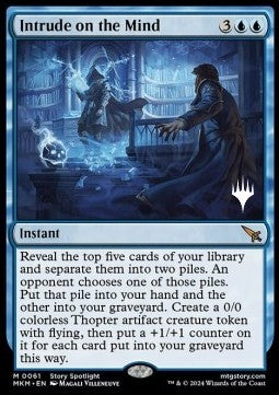 Intrude on the Mind (V.2) - Murders at Karlov Manor: Promos (Mythic) [PMKM-61]