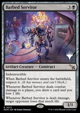 Barbed Servitor (V.2) - Murders at Karlov Manor: Promos (Rare) [PMKM-77]