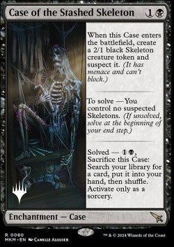 Case of the Stashed Skeleton (V.2) - Murders at Karlov Manor: Promos (Rare) [PMKM-80]