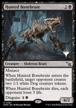 Hunted Bonebrute (V.2) - Murders at Karlov Manor: Promos (Rare) [PMKM-87]