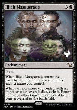Illicit Masquerade (V.2) - Murders at Karlov Manor: Promos (Rare) [PMKM-88]