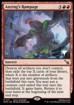 Anzrag's Rampage (V.2) - Murders at Karlov Manor: Promos (Rare) [PMKM-111]