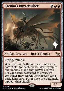 Krenko's Buzzcrusher (V.2) - Murders at Karlov Manor: Promos (Rare) [PMKM-136]