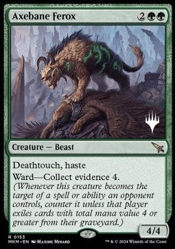 Axebane Ferox (V.2) - Murders at Karlov Manor: Promos (Rare) [PMKM-153]