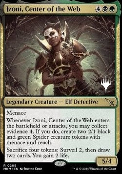 Izoni, Center of the Web (V.2) - Murders at Karlov Manor: Promos (Rare) [PMKM-209]