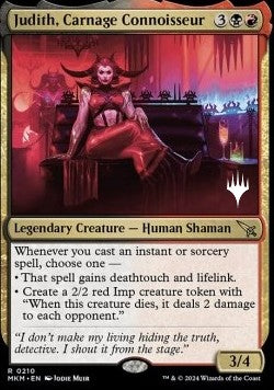 Judith, Carnage Connoisseur (V.2) - Murders at Karlov Manor: Promos (Rare) [PMKM-210]