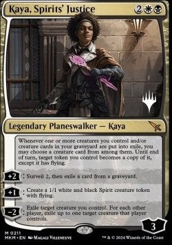 Kaya, Spirits' Justice (V.2) - Murders at Karlov Manor: Promos (Mythic) [PMKM-211]
