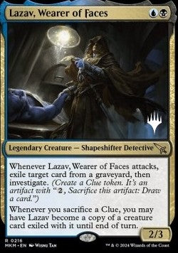 Lazav, Wearer of Faces (V.2) - Murders at Karlov Manor: Promos (Rare) [PMKM-216]