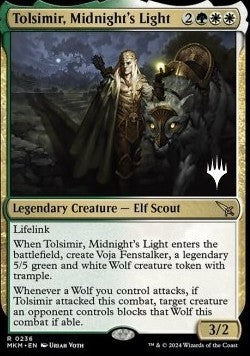 Tolsimir, Midnight's Light (V.2) - Murders at Karlov Manor: Promos (Rare) [PMKM-236]
