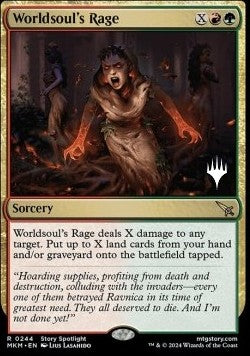 Worldsoul's Rage (V.2) - Murders at Karlov Manor: Promos (Rare) [PMKM-244]