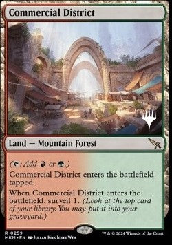 Commercial District (V.2) - Murders at Karlov Manor: Promos (Rare) [PMKM-259]