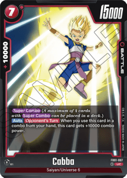 Cabba (FB01-007) - Awakened Pulse [Fusion World] (Uncommon) [FB01-007]
