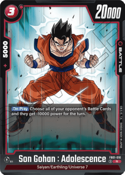 Son Gohan : Adolescence (FB01-016) - Awakened Pulse [Fusion World] (Rare) [FB01-016]