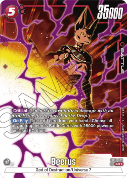 Beerus (FB01-023)  (V.2 - Alternate Art) - Awakened Pulse [Fusion World] (Alternate Art) [FB01-023]