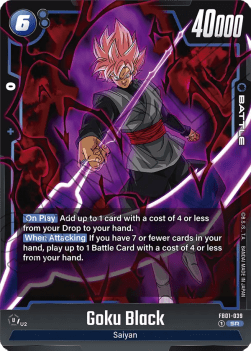 Goku Black (FB01-039)  (V.1 - Super Rare) - Awakened Pulse [Fusion World] (Super Rare) [FB01-039]