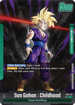 Son Gohan : Childhood // Son Gohan : Childhood (FB01-071)  (V.1 - Leader) - Awakened Pulse [Fusion World] (Leader) [FB01-071]