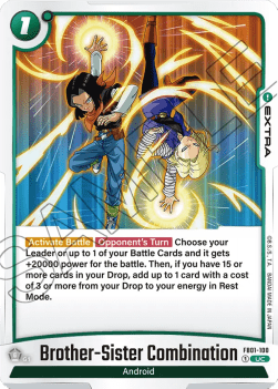 Brother-Sister Combination (FB01-100) - Awakened Pulse [Fusion World] (Uncommon) [FB01-100]