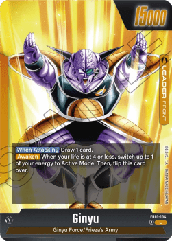 Ginyu // Ginyu (FB01-104)  (V.1 - Leader) - Awakened Pulse [Fusion World] (Leader) [FB01-104]