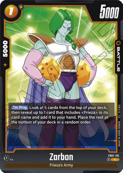 Zarbon (FB01-116) - Awakened Pulse [Fusion World] (Common) [FB01-116]