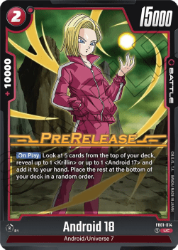 Android 18 (FB01-014) - Promos: Awakened Pulse [Fusion World] (Uncommon) [FB01P-014]
