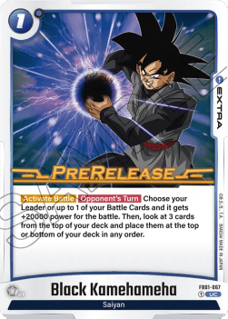 Black Kamehameha (FB01-067) - Promos: Awakened Pulse [Fusion World] (Uncommon) [FB01P-067]