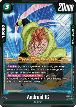 Android 16 (FB01-073) - Promos: Awakened Pulse [Fusion World] (Uncommon) [FB01P-073]