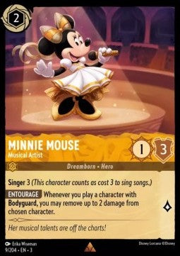 Minnie Mouse - Musical Artist - Into the Inklands (Rare) [3INK-9]