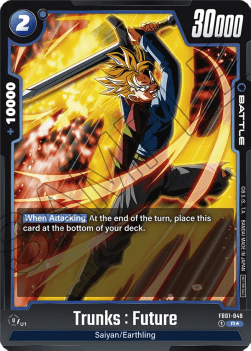Trunks : Future (FB01-049)  (V.1 - Rare) - Unnumbered Promos [Fusion World] (Rare) [FWUP-FB01-049]