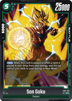 Son Goku (FB01-087)  (V.1 - Rare) - Unnumbered Promos [Fusion World] (Rare) [FWUP-FB01-087]