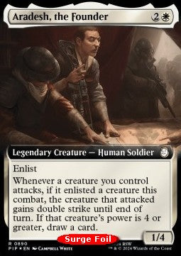 Aradesh, the Founder (V.3) - Universes Beyond: Fallout: Extras (Rare) [XPIP-890]