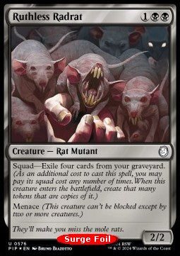 Ruthless Radrat - Universes Beyond: Fallout: Extras (Uncommon) [XPIP-576]