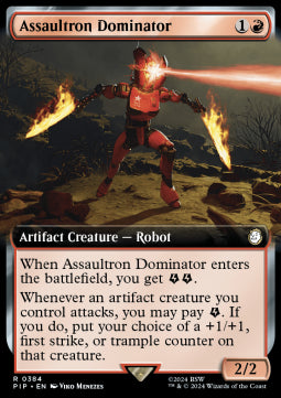 Assaultron Dominator (V.1) - Universes Beyond: Fallout: Extras (Rare) [XPIP-384]