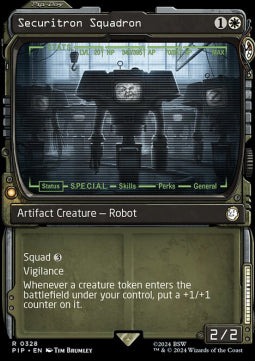 Securitron Squadron (V.1) - Universes Beyond: Fallout: Extras (Rare) [XPIP-328]
